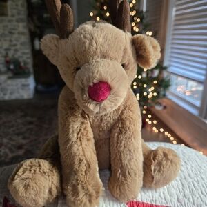 Jellycat Brown Reindeer Stuffed Animal